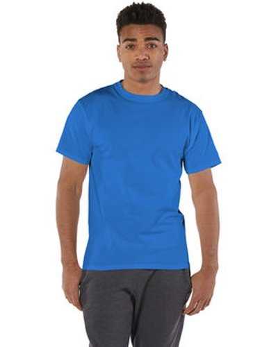 Champion T525C Adult 6 oz Short-Sleeve T-Shirt - Royal Blue - HIT a Double