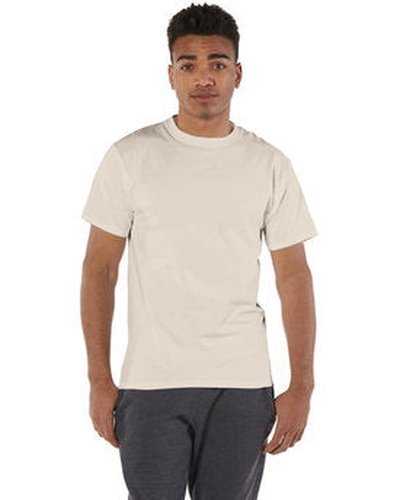 Champion T525C Adult 6 oz Short-Sleeve T-Shirt - Sand - HIT a Double