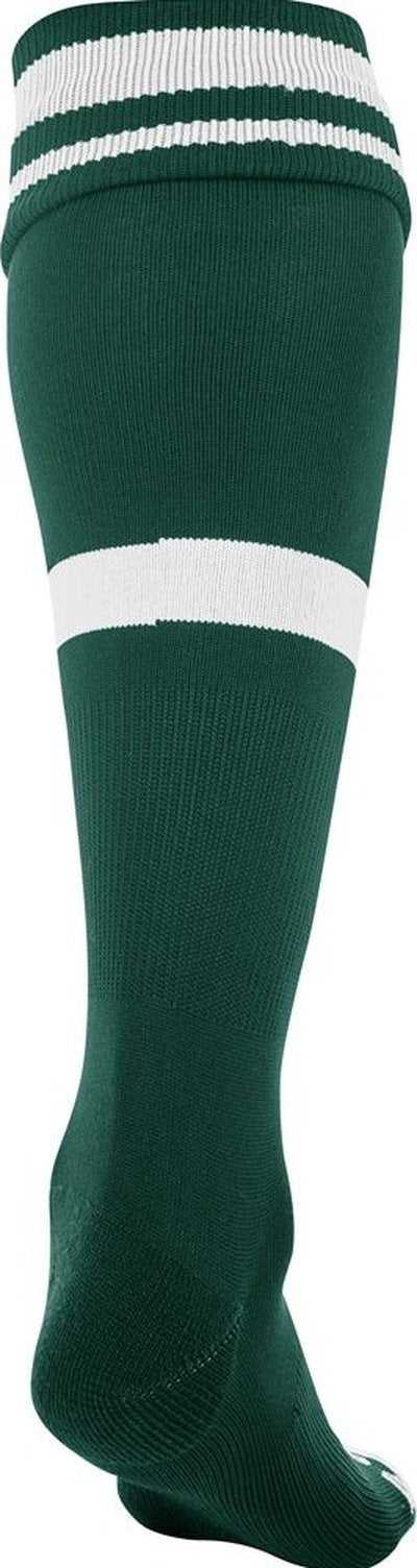 Champro AS10 Striped Soccer Knee High Socks - Forest Green White - HIT a Double