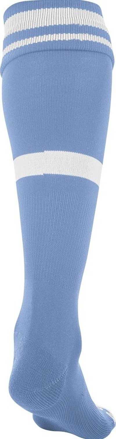 Champro AS10 Striped Soccer Knee High Socks - Light Blue White - HIT a Double