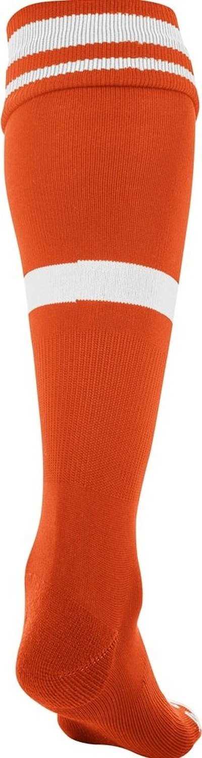 Champro AS10 Striped Soccer Knee High Socks - Orange White - HIT a Double