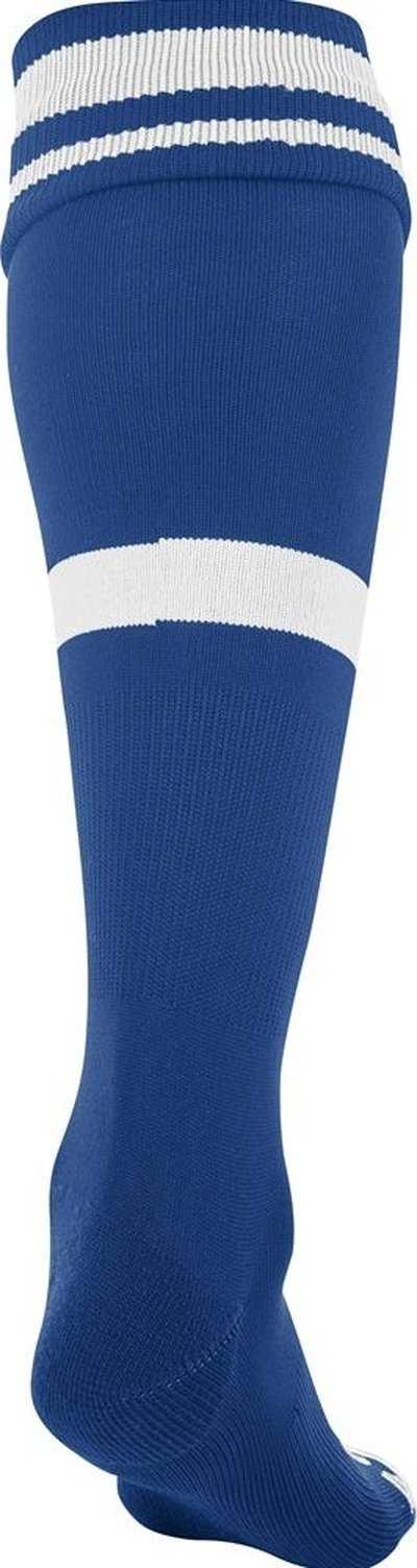 Champro AS10 Striped Soccer Knee High Socks - Royal White - HIT a Double