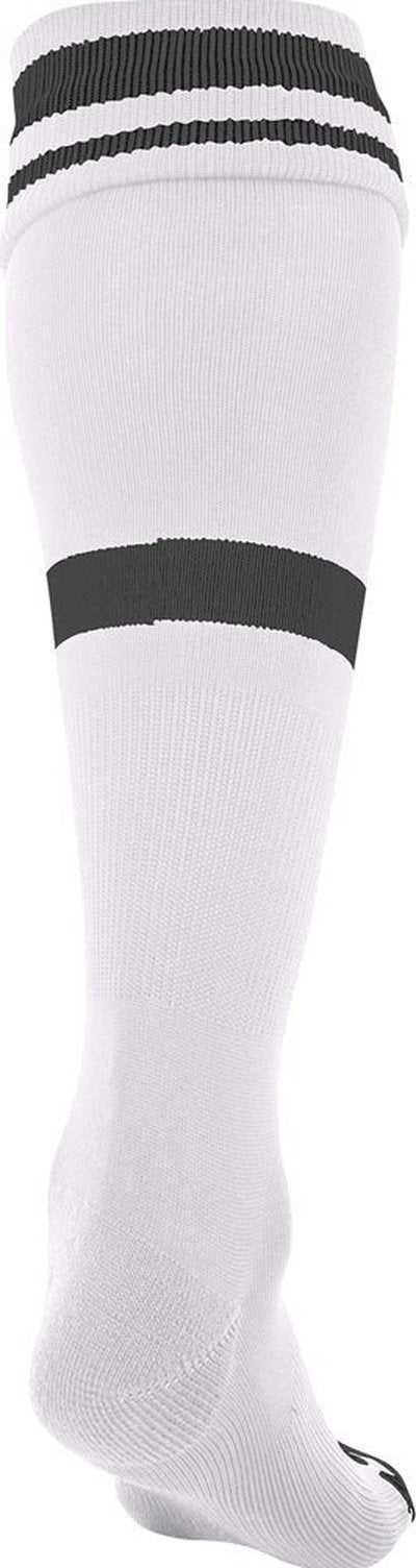 Champro AS10 Striped Soccer Knee High Socks - White White - HIT a Double