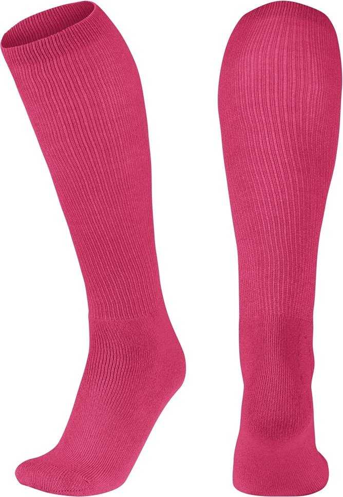 Champro AS5 Featherweight Knee High Socks - Hot Pink - HIT a Double - 1