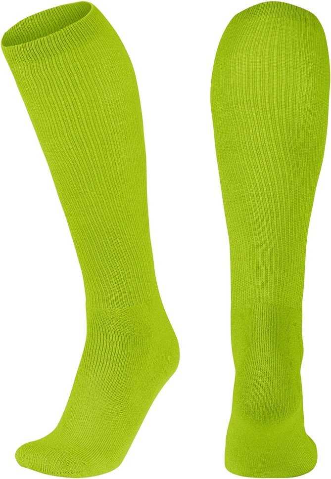 Champro AS5 Featherweight Knee High Socks - Neon Green - HIT a Double - 1