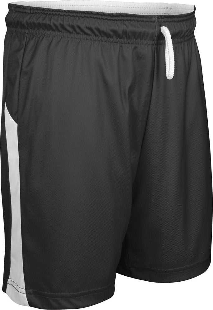 Champro BBS41 Swish Reversible Men&#39;s and Youth Basketball Short - Charcoal White