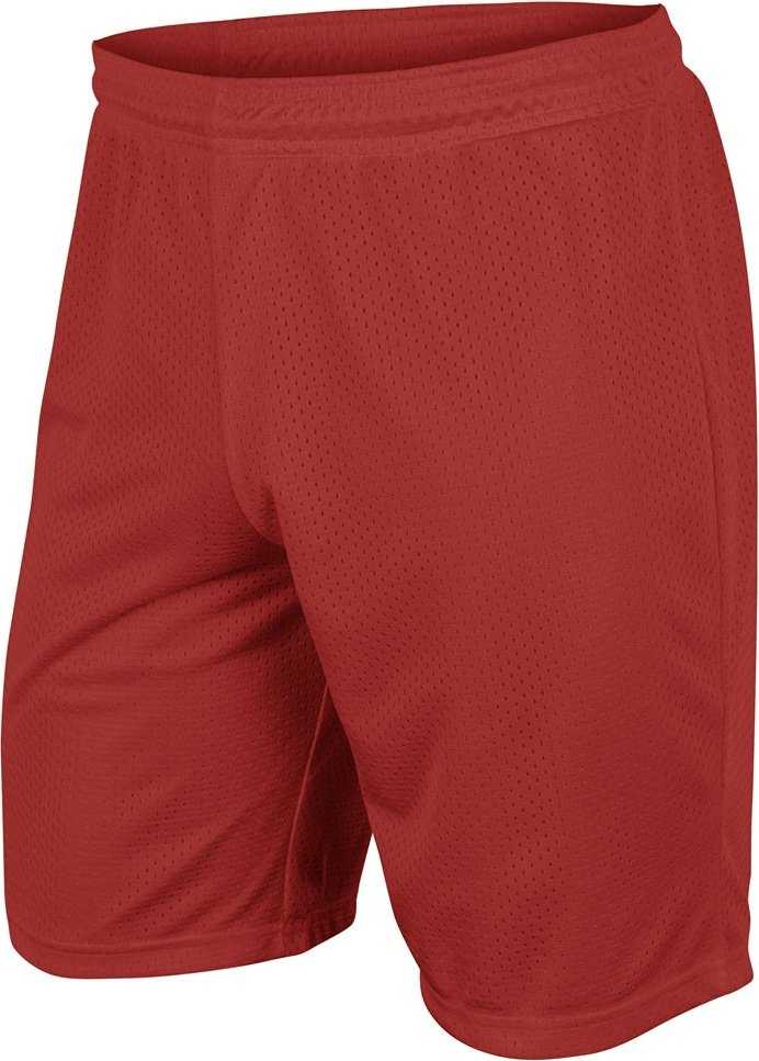 Champro BBS55 Dynamic Tricot Men&#39;s and Youth Mesh Short - Scarlet