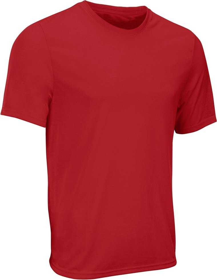 Champro BST108 Superior Recycled Lifestyle Men&#39;s and Youth Tee - Scarlet