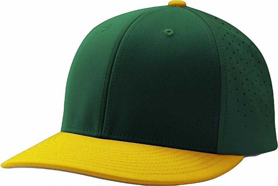 Champro HC1 Ultima Cap - Forest Green Forest Green Gold - HIT a Double