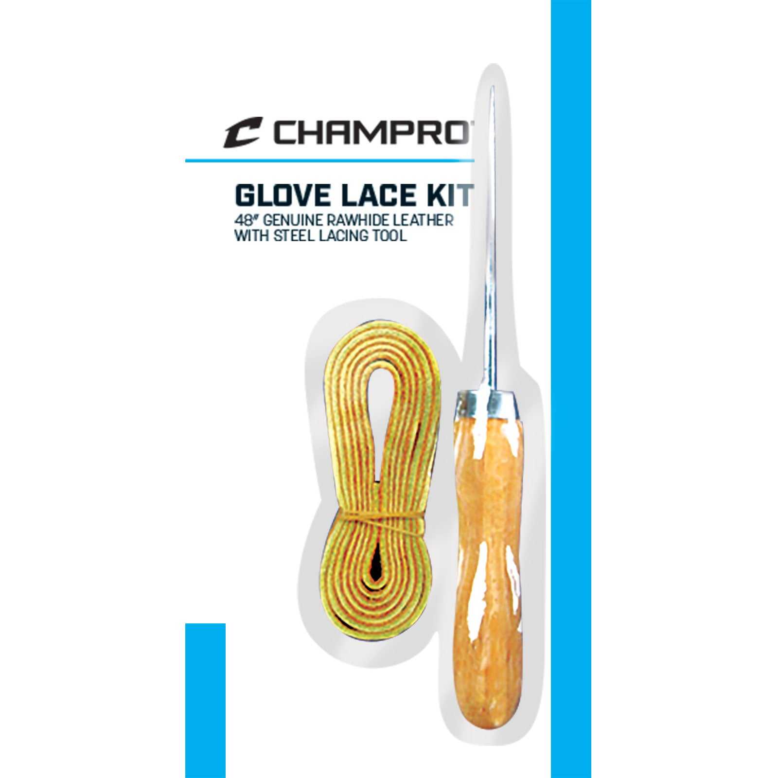 Champro A010 Glove Relace Kit Wooden Handle 12 Pack - HIT a Double