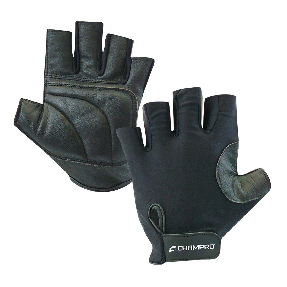 Champro A058-A058FR Padded Catcher&#39;s Glove - Left Hand Throw - Black - HIT a Double