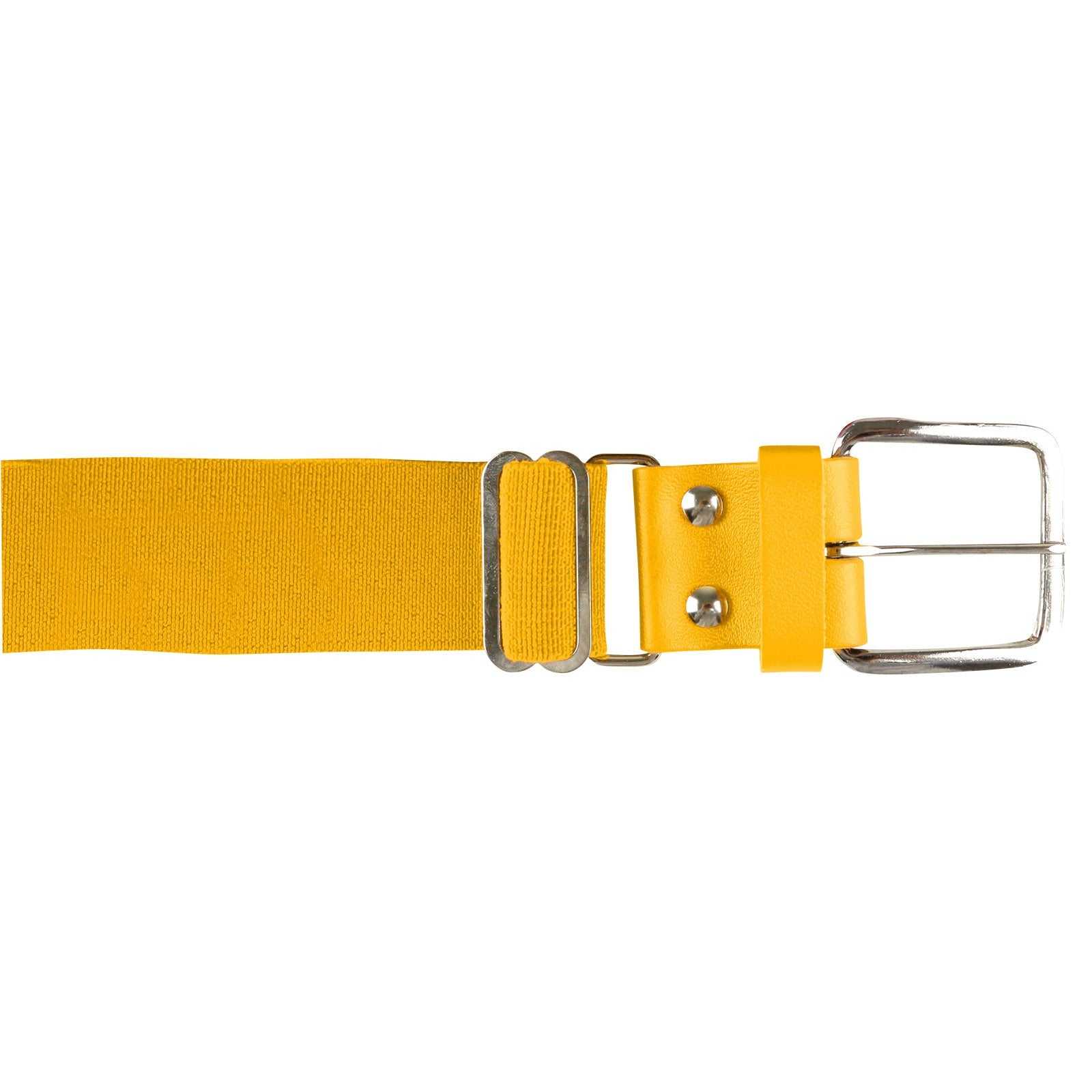 Champro A060 Brute Baseball Belt Leather Tab (6 pk) - Gold - HIT a Double