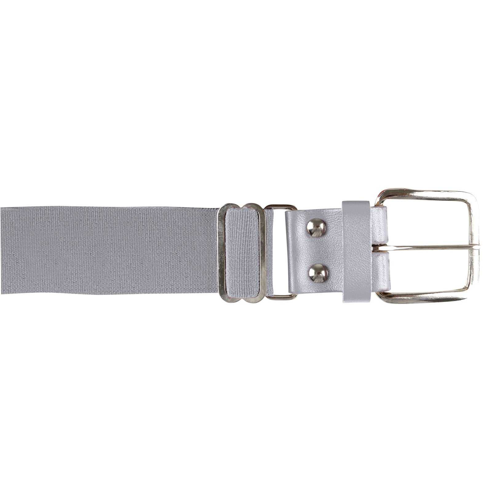 Champro A060 Brute Baseball Belt Leather Tab (6 pk) - Gray - HIT a Double