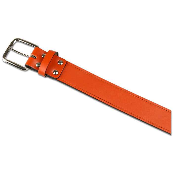 Champro A063 Genuine Bonded Leather Belt - Orange - HIT a Double