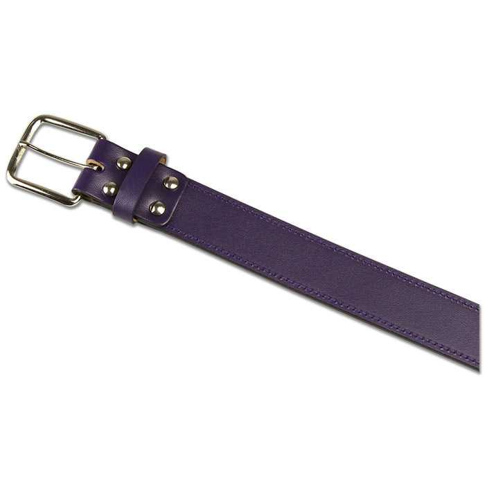 Champro A063 Genuine Bonded Leather Belt - Purple - HIT A Double