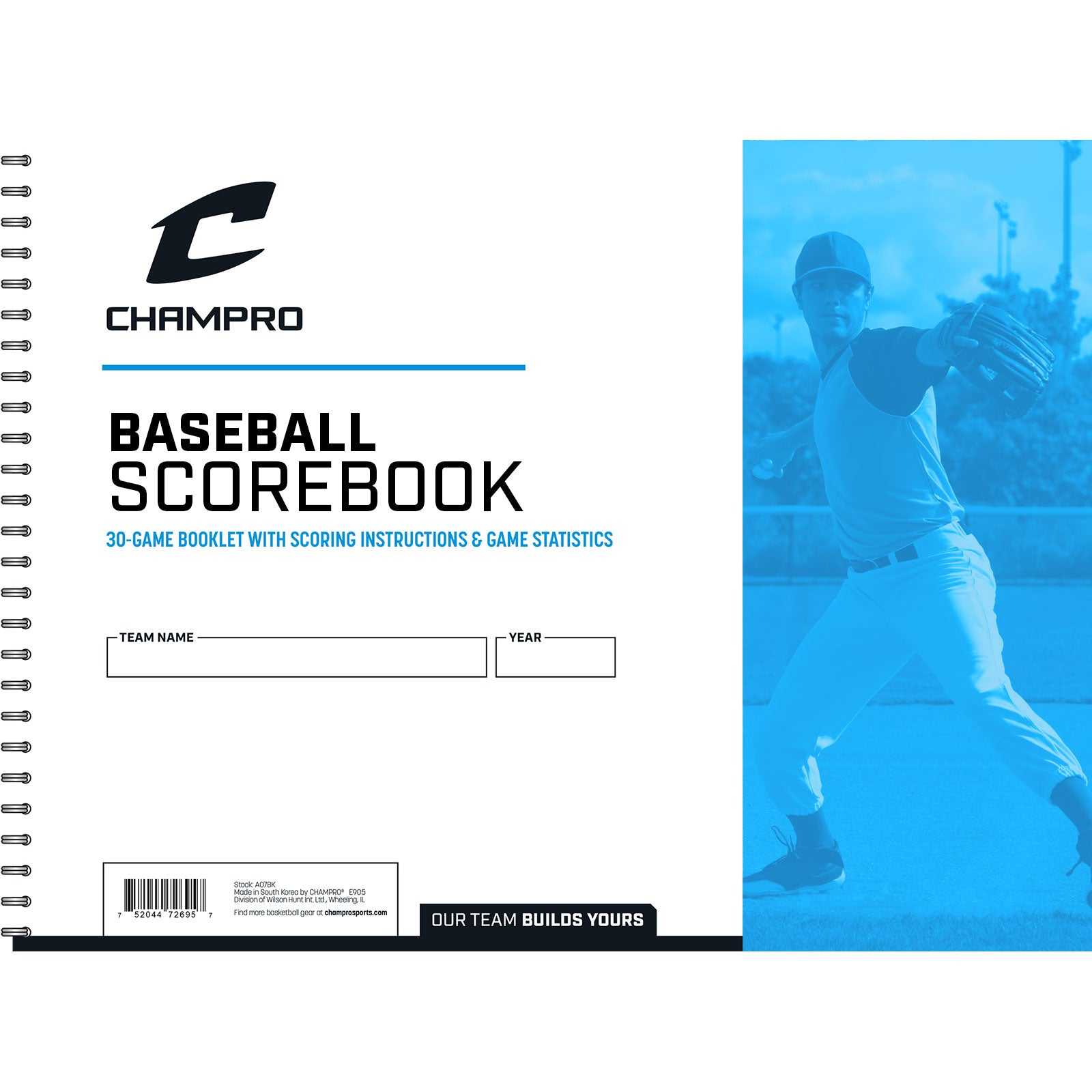 Champro A07 Baseball / Softball Scorebook - HIT a Double
