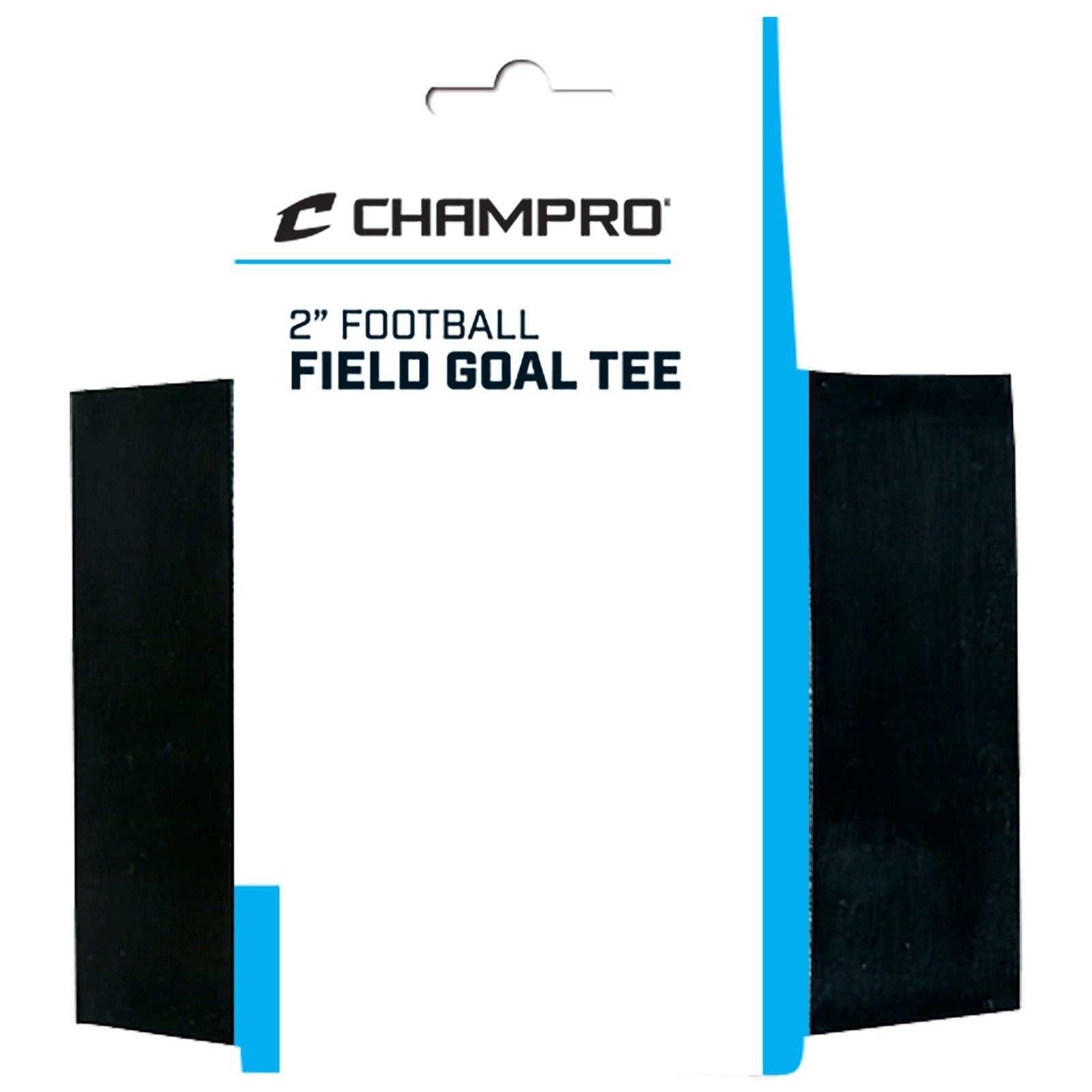 Champro A101S-H 1" Heavy Black Field Goal Tee Retail - HIT a Double