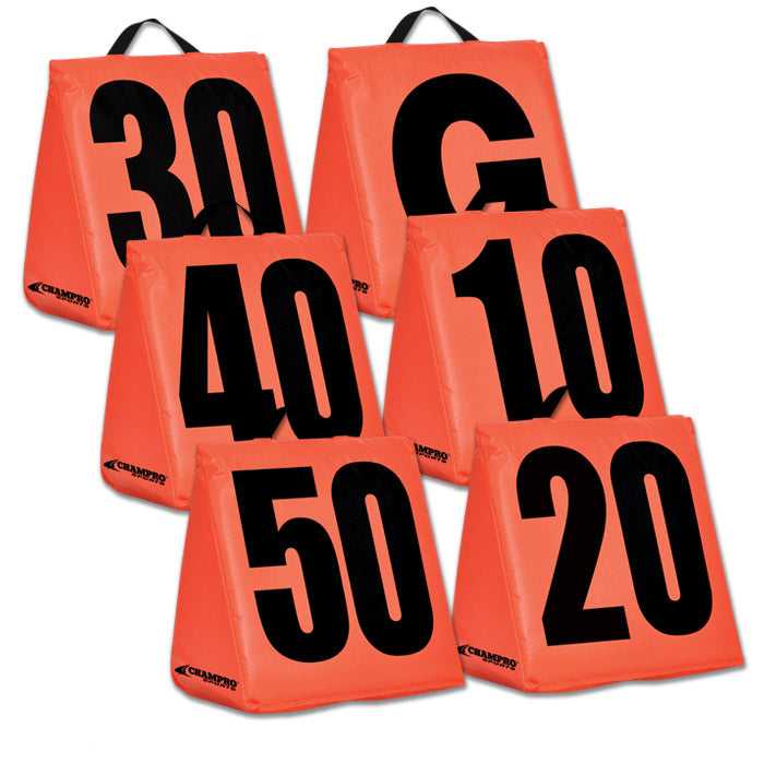 Champro A102S Solid Weighted Football Yard Markers - HIT a Double