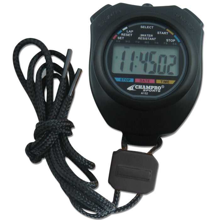 Champro A152 Water Resistant Stop Watch - HIT a Double