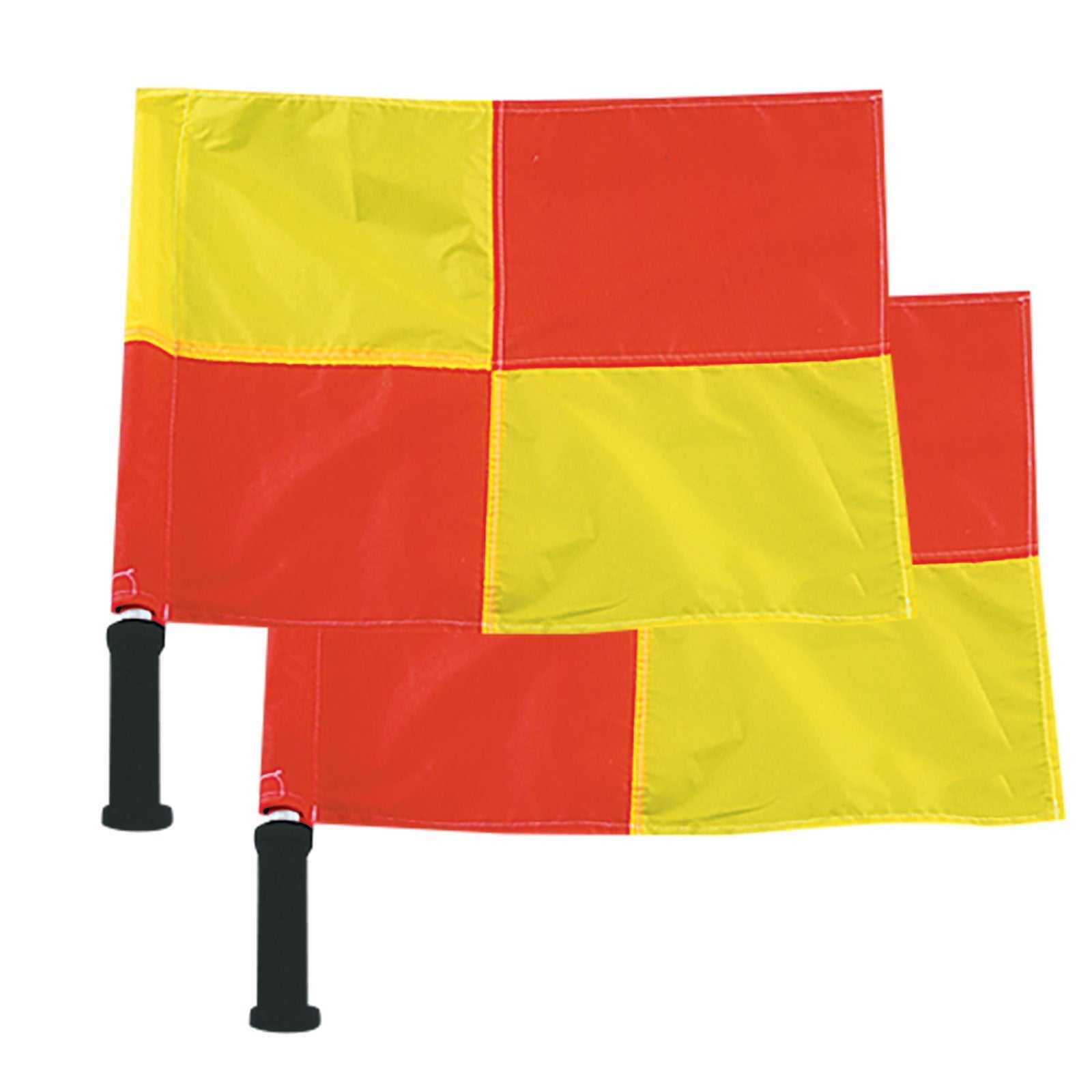 Champro A192 Deluxe Linesman Flags with Foam Grips Set of 2 - HIT a Double