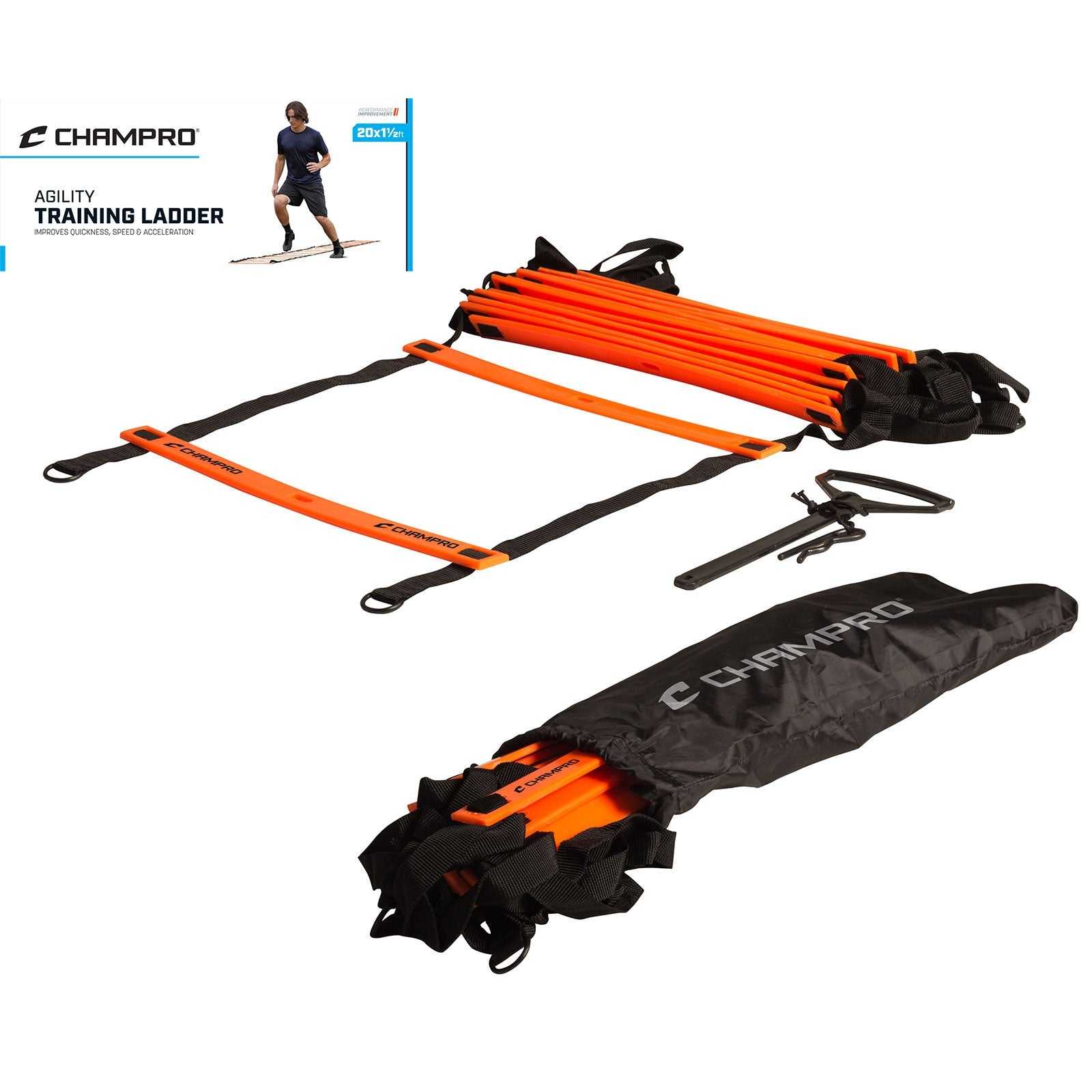 Champro A820 Agility Training Ladder - HIT a Double