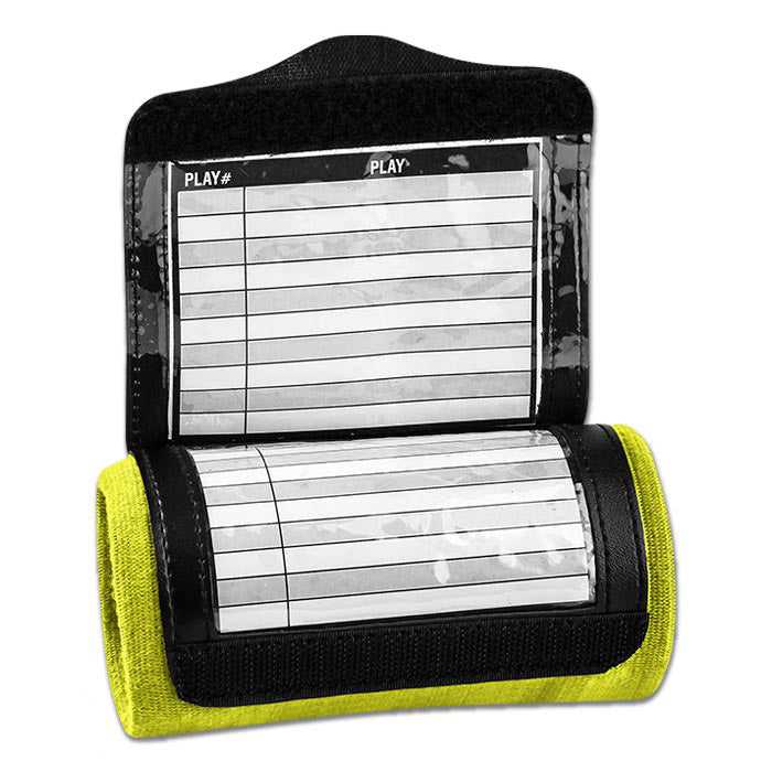 Champro AF50C Wristband Playbook Triple - Optic Yellow - HIT a Double