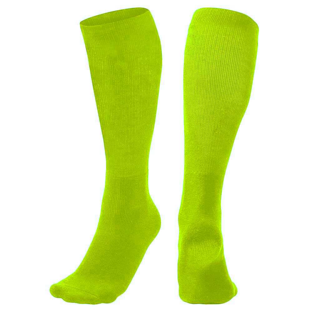 Champro AS2 Multi-Sport Knee High Tube Socks - Neon Green - HIT a Double