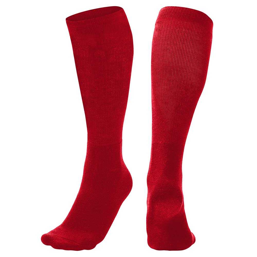 Champro AS2 Multi-Sport Knee High Tube Socks - Scarlet - HIT a Double