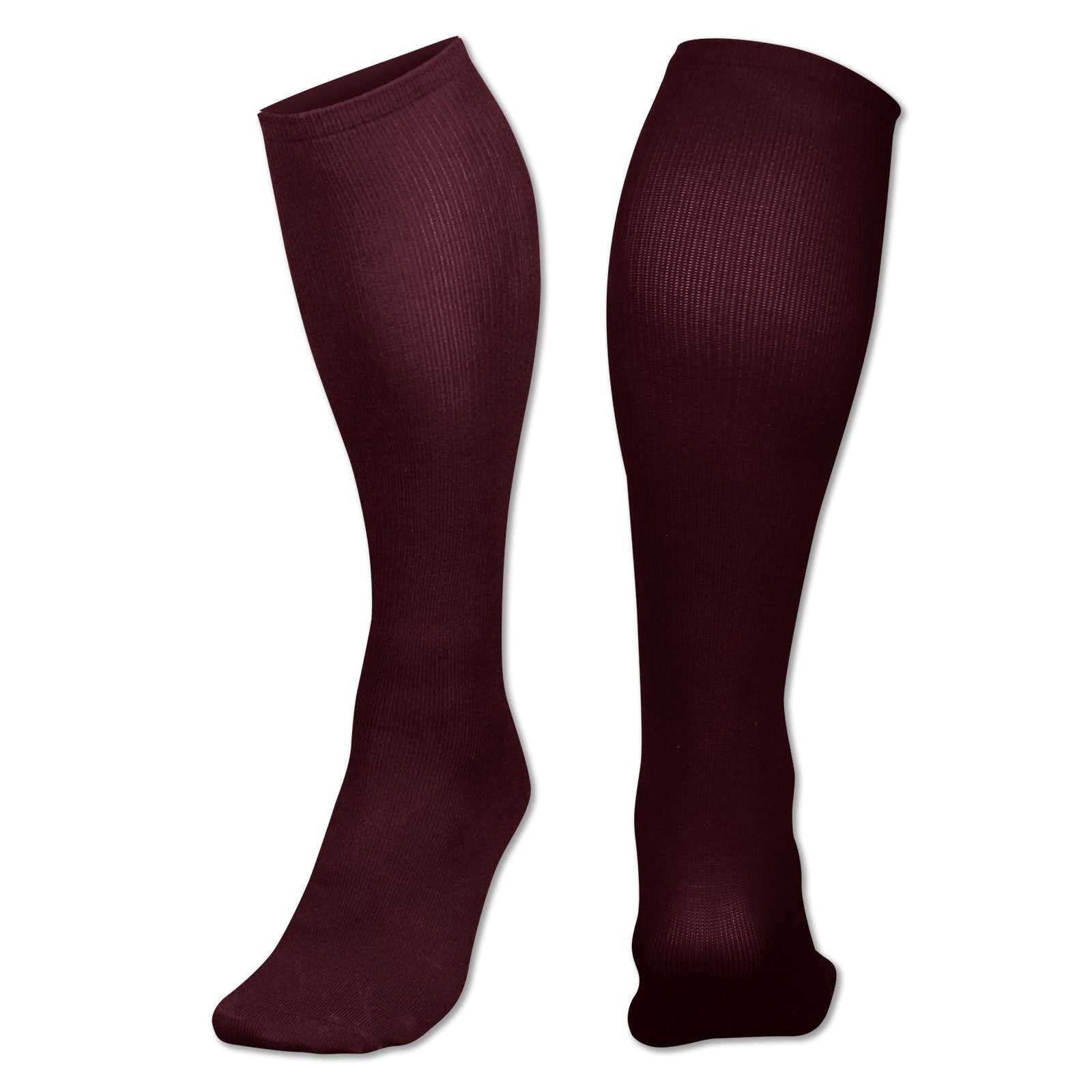 Champro AS5 Featherweight Knee High Socks - Maroon - HIT a Double