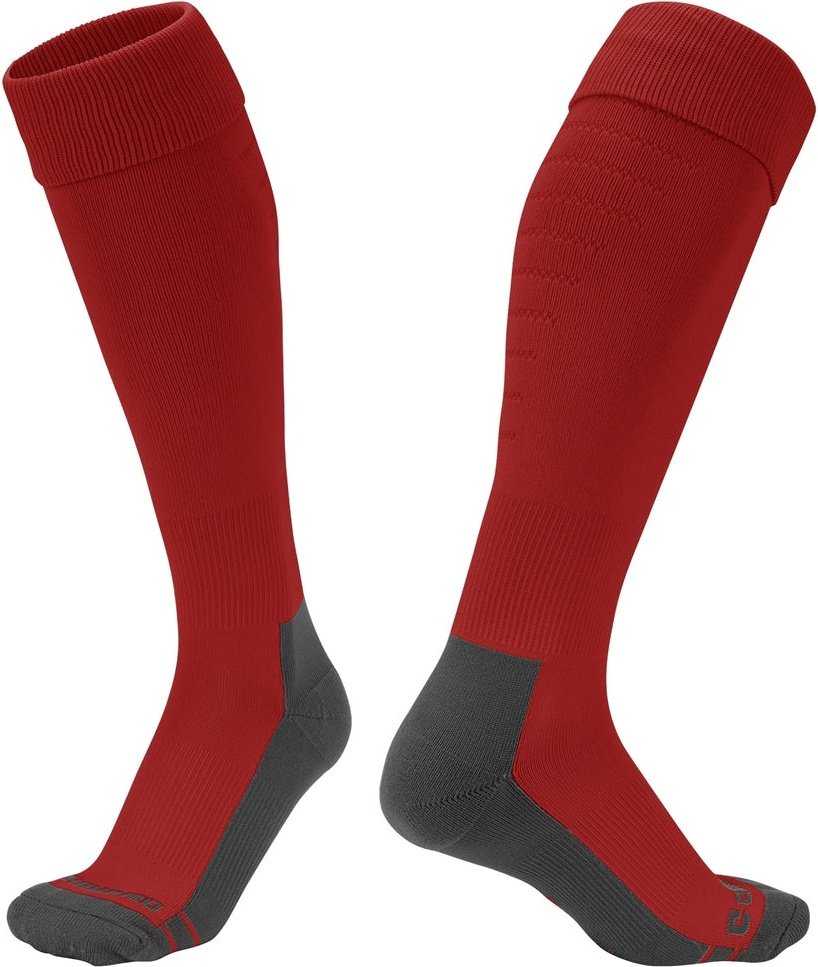 Champro AS6 Player Sock Knee High - Scarlet - HIT a Double