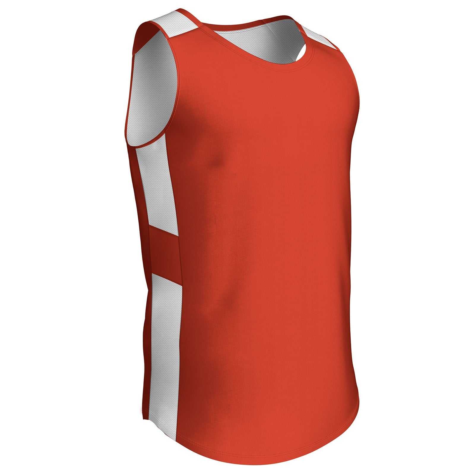 Champro BBJ16 Crossover Reversible Basketball Jersey - Orange White - HIT a Double