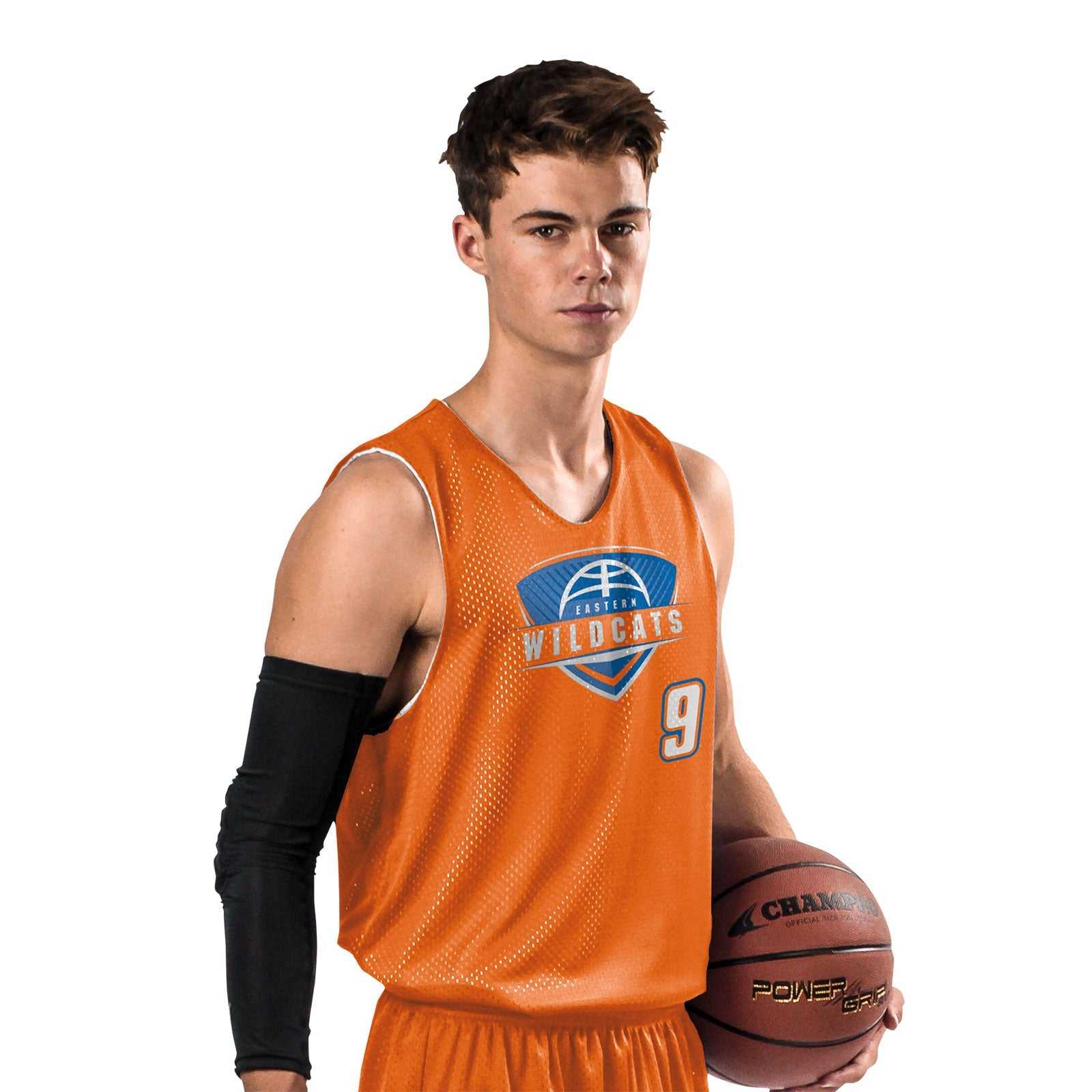 Champro BBJP Polyester Reversible Basketball Jersey Adult - Charcoal White - HIT a Double