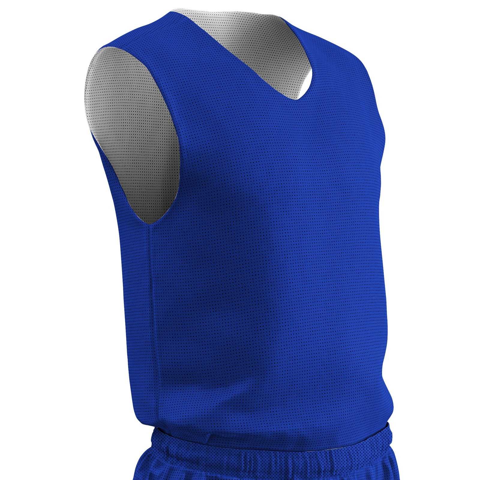 Champro BBJP Polyester Reversible Basketball Jersey Adult - Royal White - HIT a Double