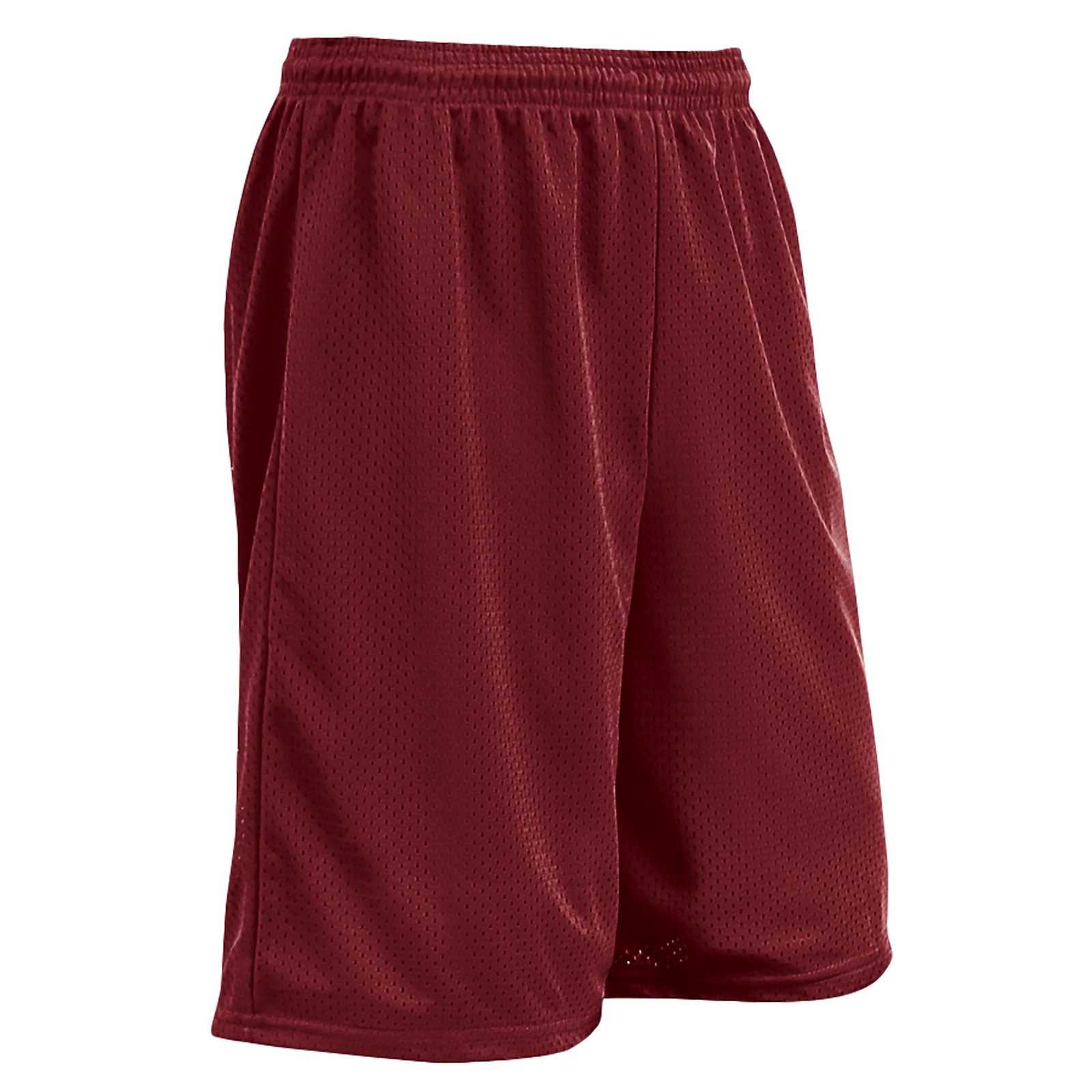 Champro BBT9Y Diesel Short 7" Inseam Youth - Cardinal - HIT a Double