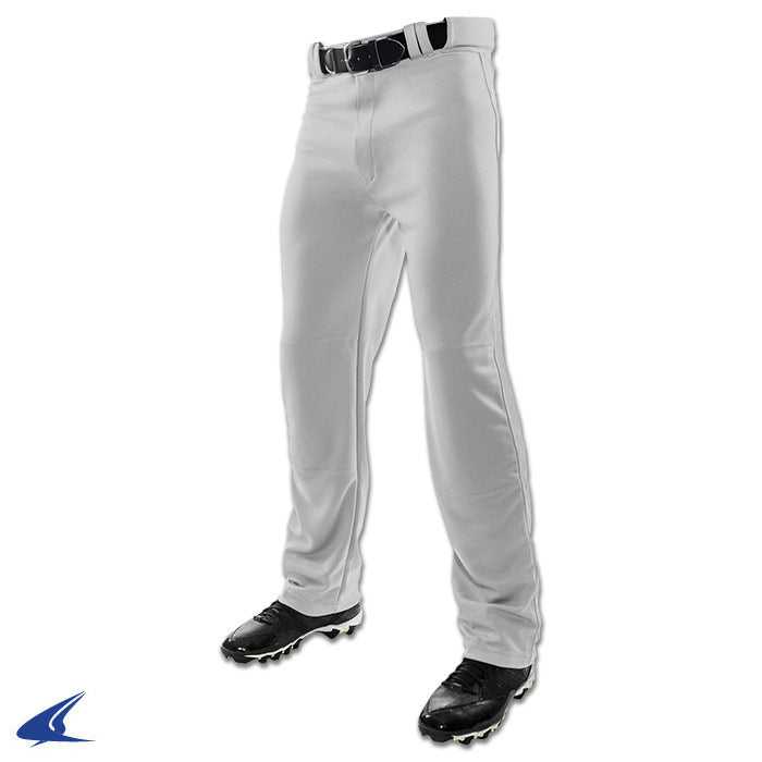 Champro BP4U Open Bottom Relaxed Fit Baseball Pant - Gray - HIT a Double