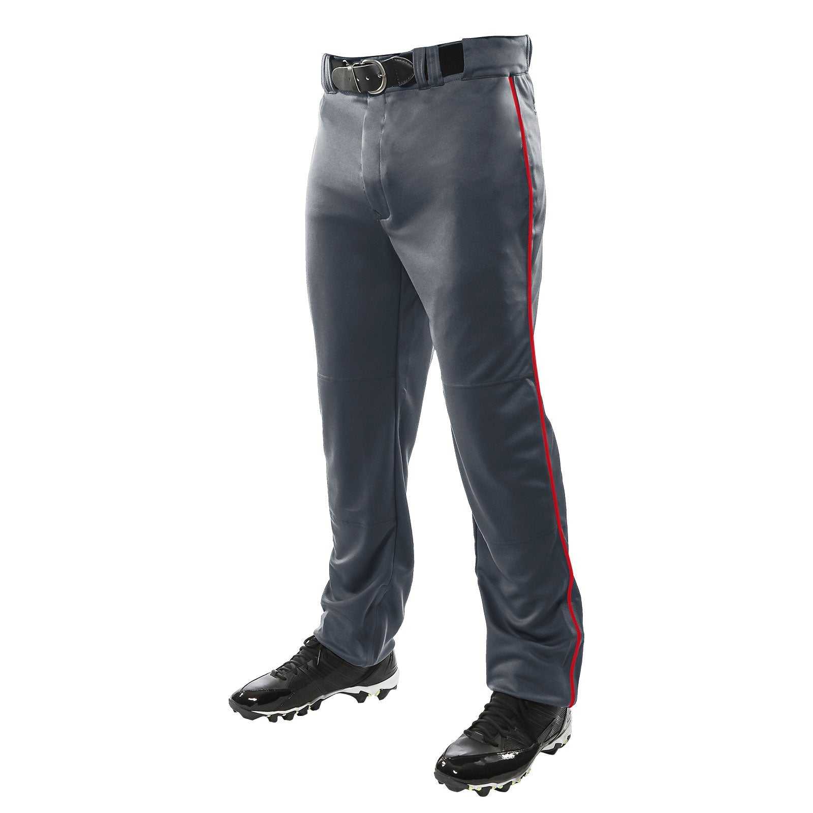 Champro BP91U Triple Crown Open Bottom Pant with Pipe - Graphite Black - HIT a Double