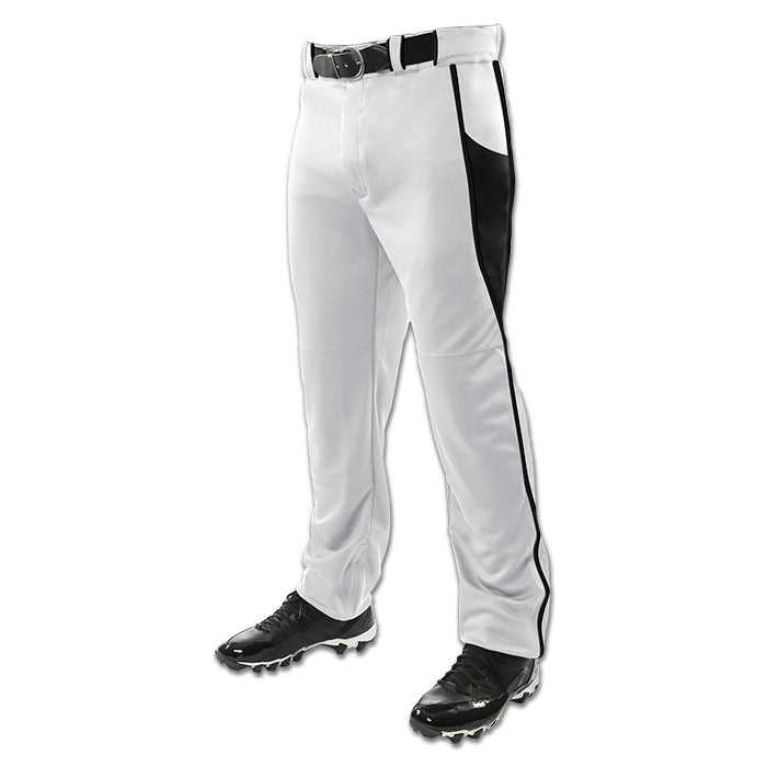 Champro BP92U Triple Crown Baseball Pant - White Black - HIT a Double