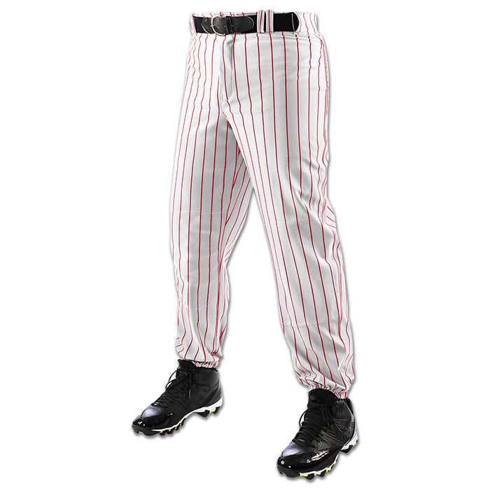 Champro BPPIN Triple Crown Baseball Pant - White Scarlet - HIT a Double