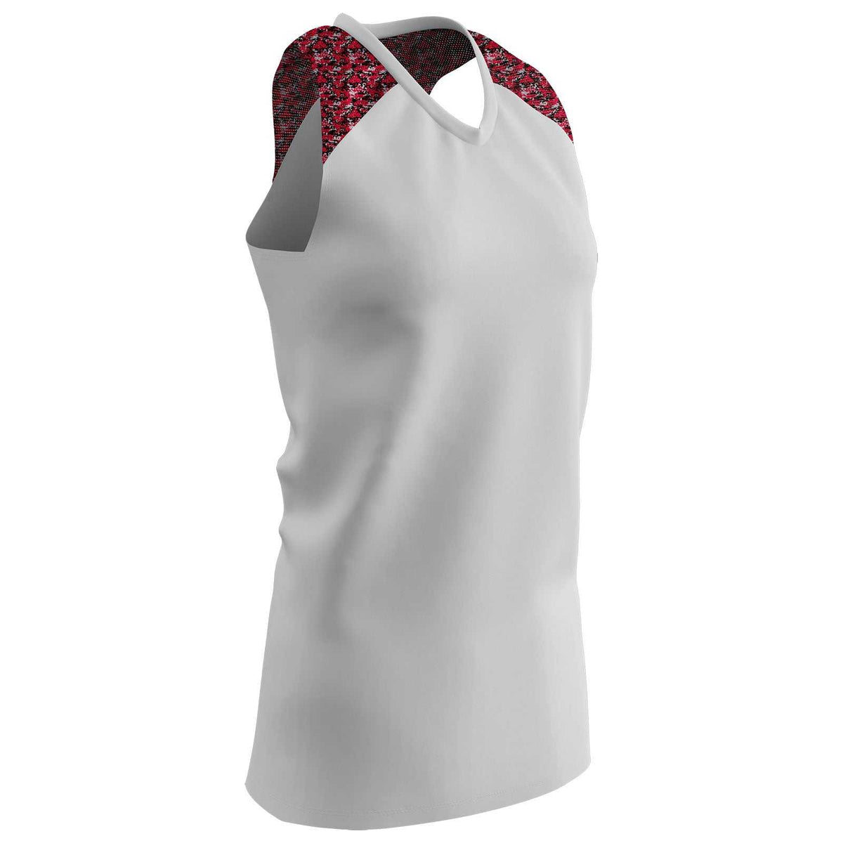 Champro BS20 Girl&#39;s At Bat Softball Jersey - White - HIT a Double