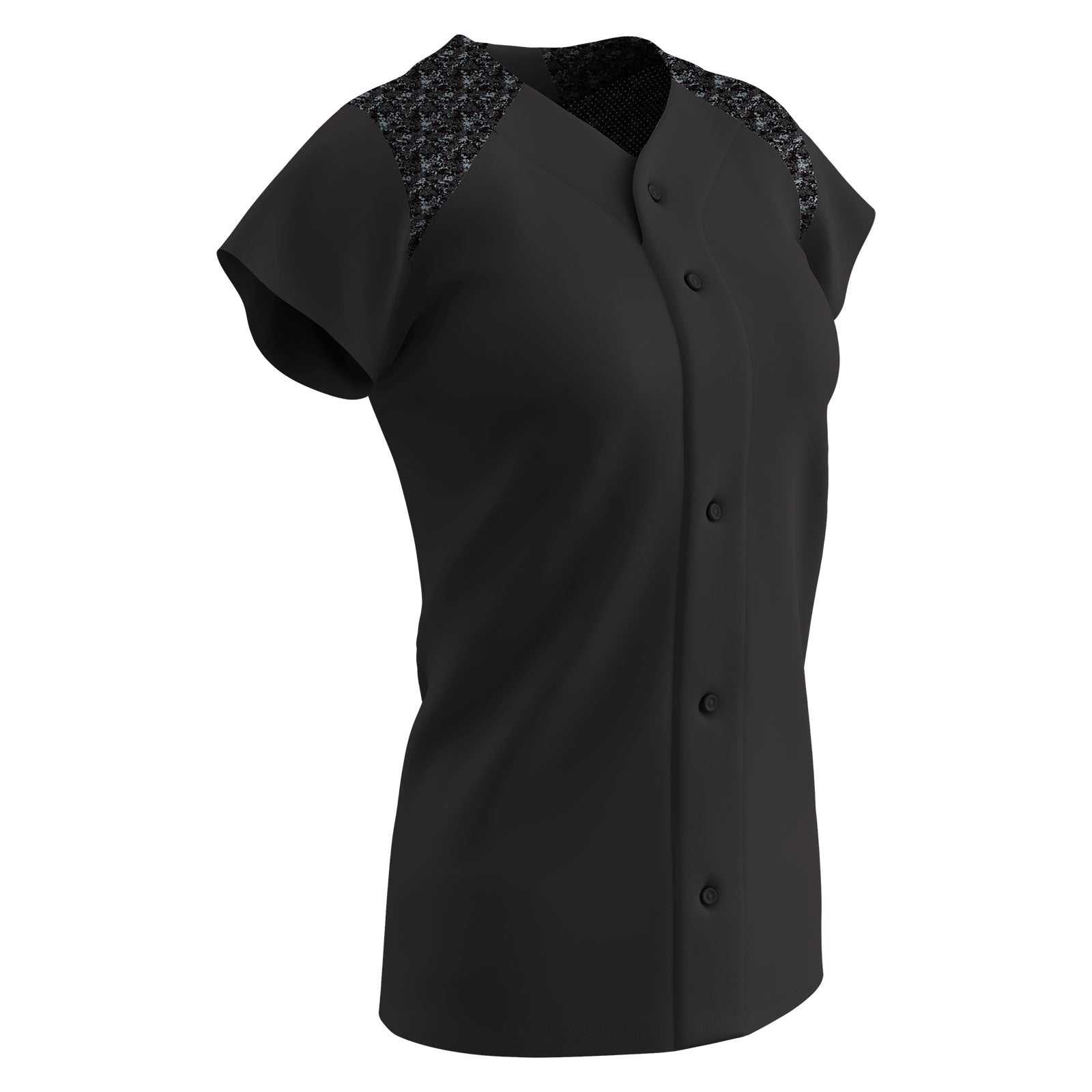 Champro BS23 Circuit Softball Jersey - Black - HIT a Double