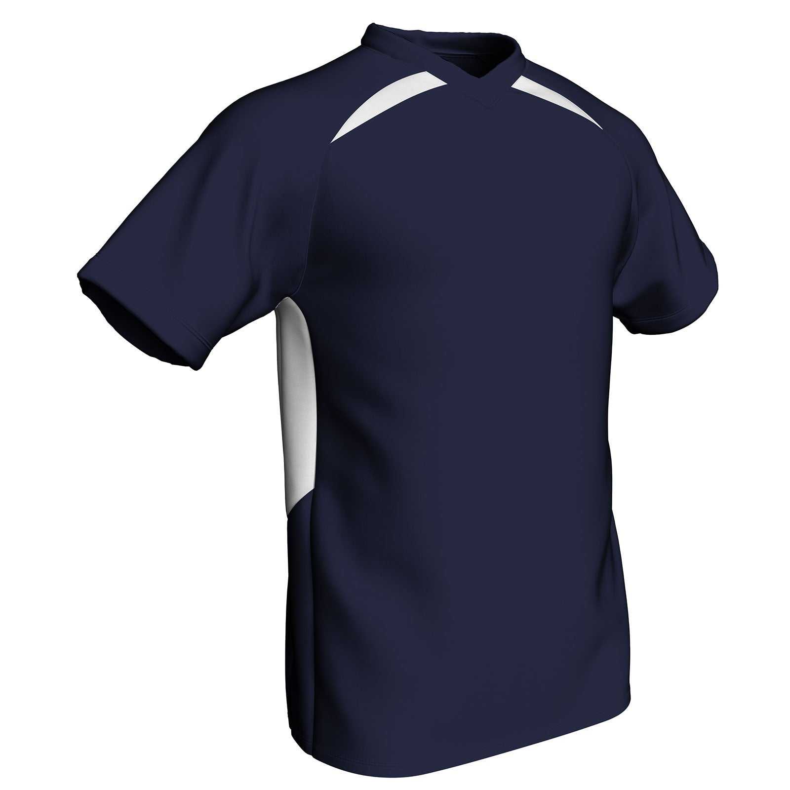 Champro BS36 Check Baseball Jersey - Navy White - HIT a Double