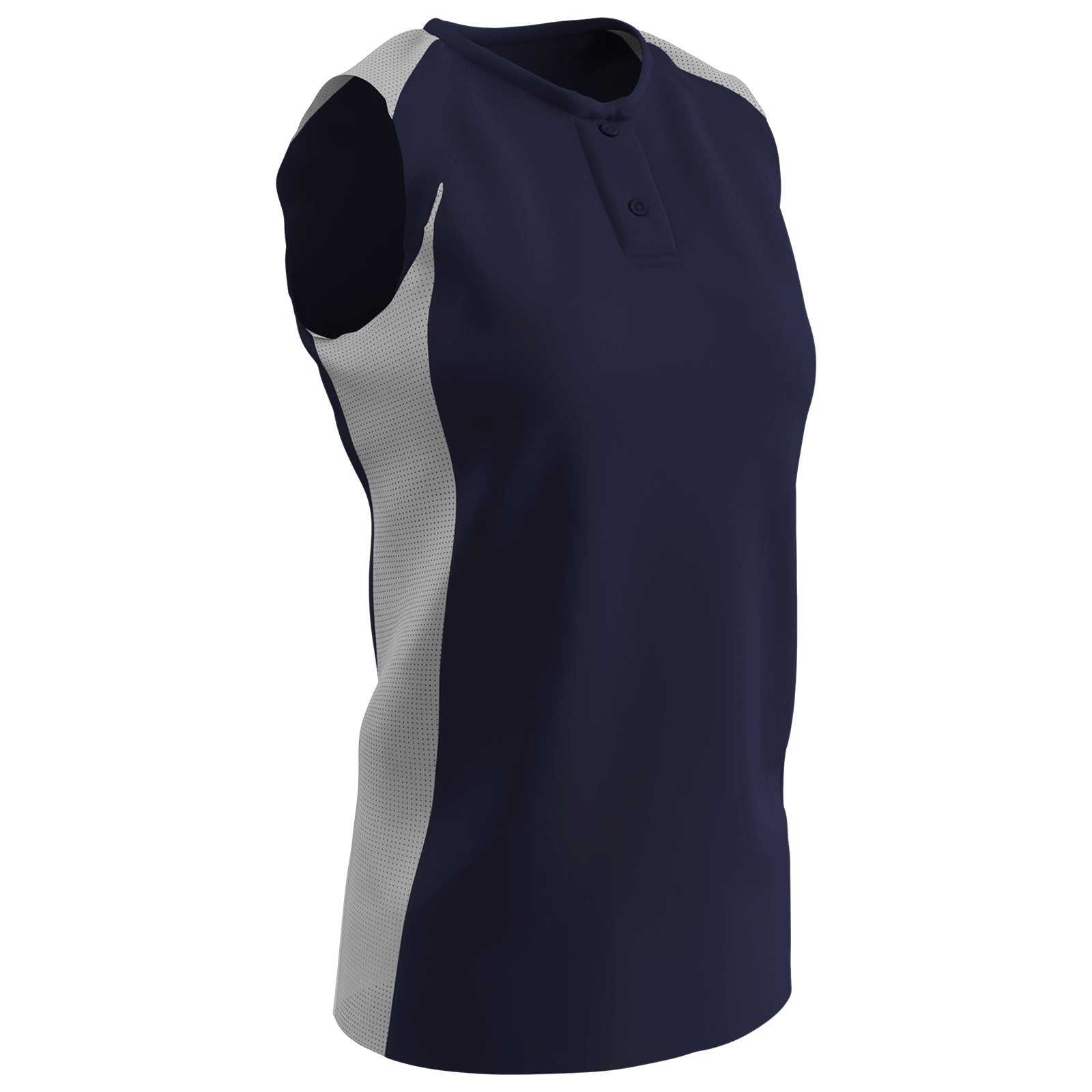 Champro BS37 Diamond Active Ladies Jersey - Navy White - HIT a Double