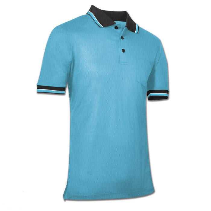 Champro BSR1 Umpire Polo Shirt - Light Blue - HIT a Double