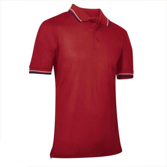 Champro BSR1 Umpire Polo Shirt - Red - HIT a Double