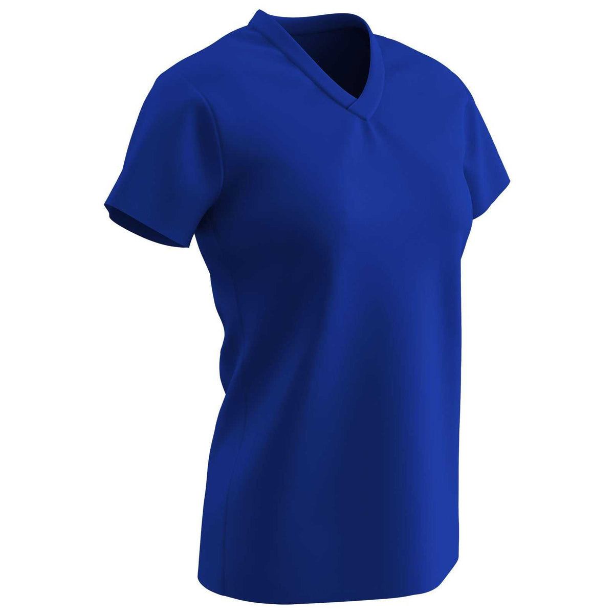 Champro BST21 Star Girls V-Neck Tee - Royal - HIT a Double