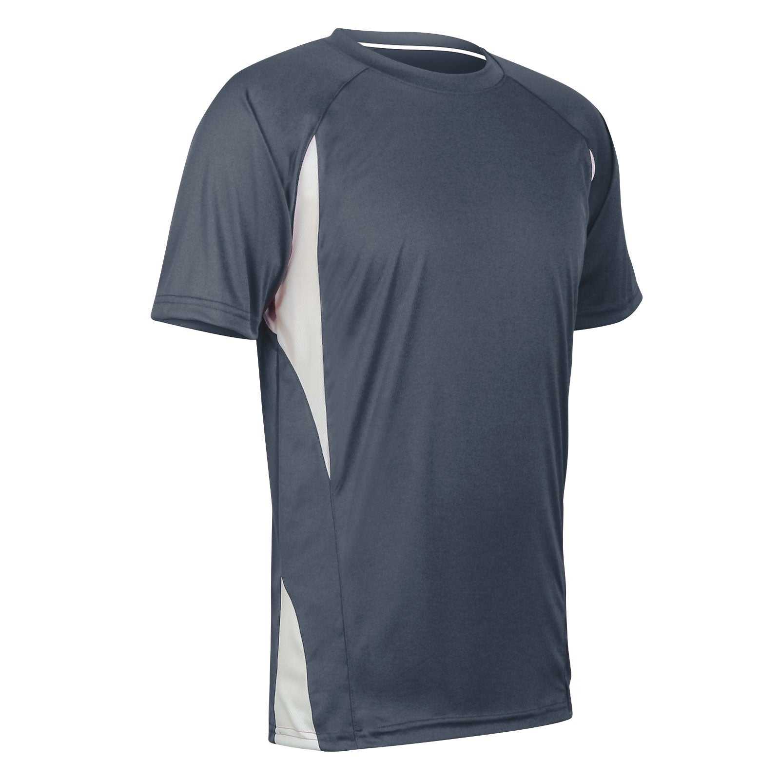 Champro BST65 Crew Neck Baseball Jersey - Graphite White - HIT a Double