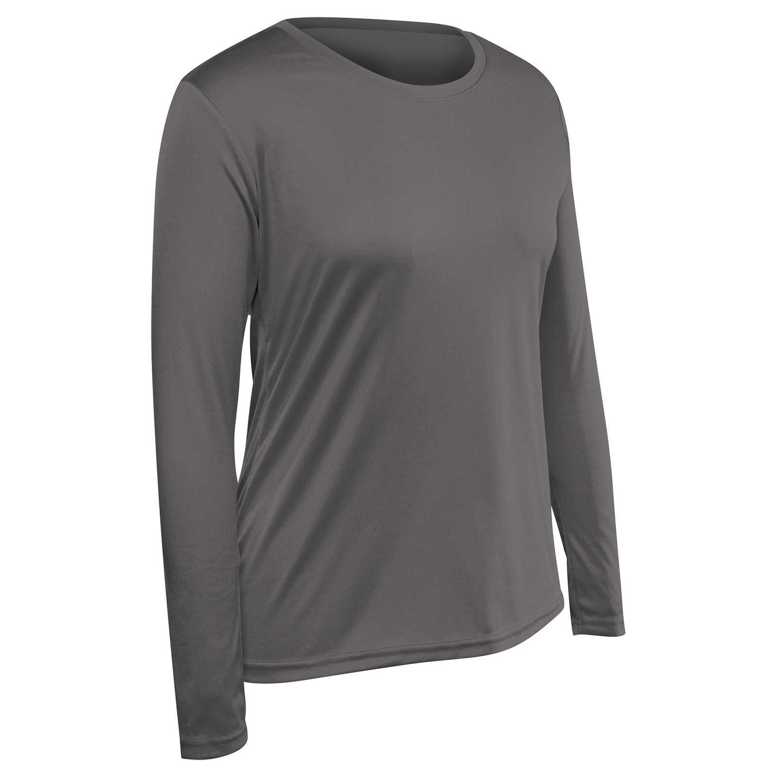 Champro BST99Long SleeveW Vision T-Shirt Long Sleeve - Charcoal - HIT a Double