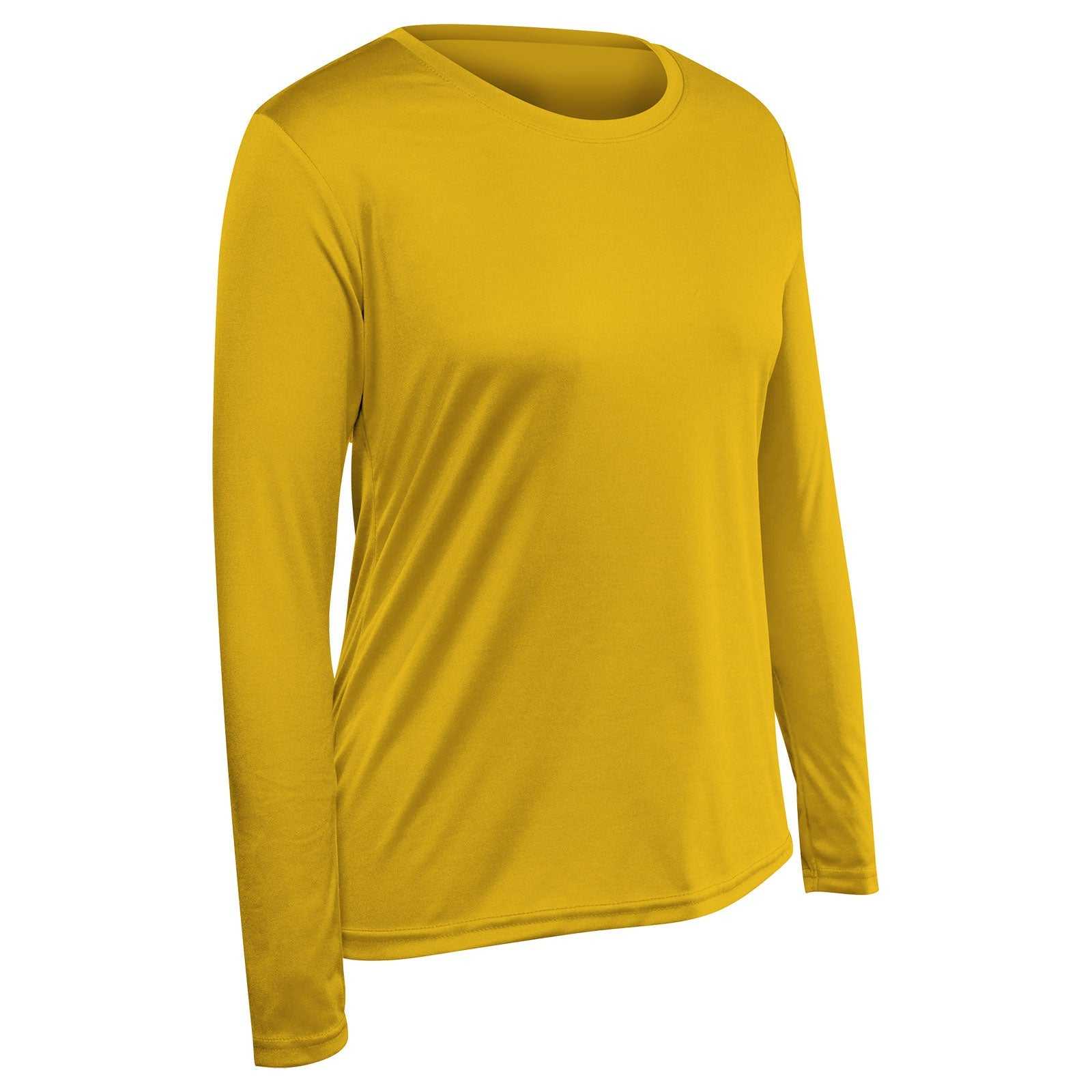 Champro BST99Long SleeveW Vision T-Shirt Long Sleeve - Gold - HIT a Double
