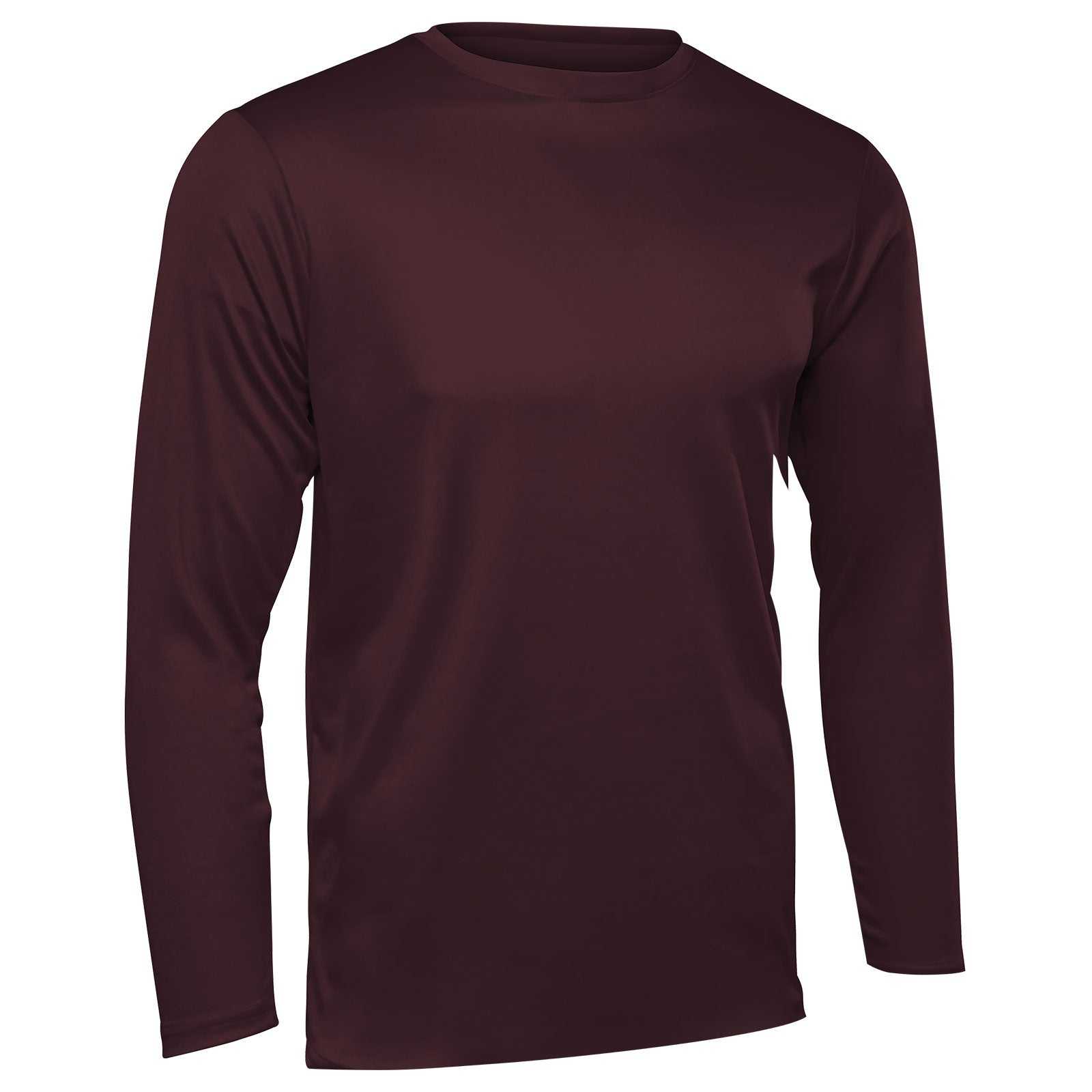 Champro BST99Long Sleeve Vision T-Shirt Long Sleeve - Maroon - HIT a Double