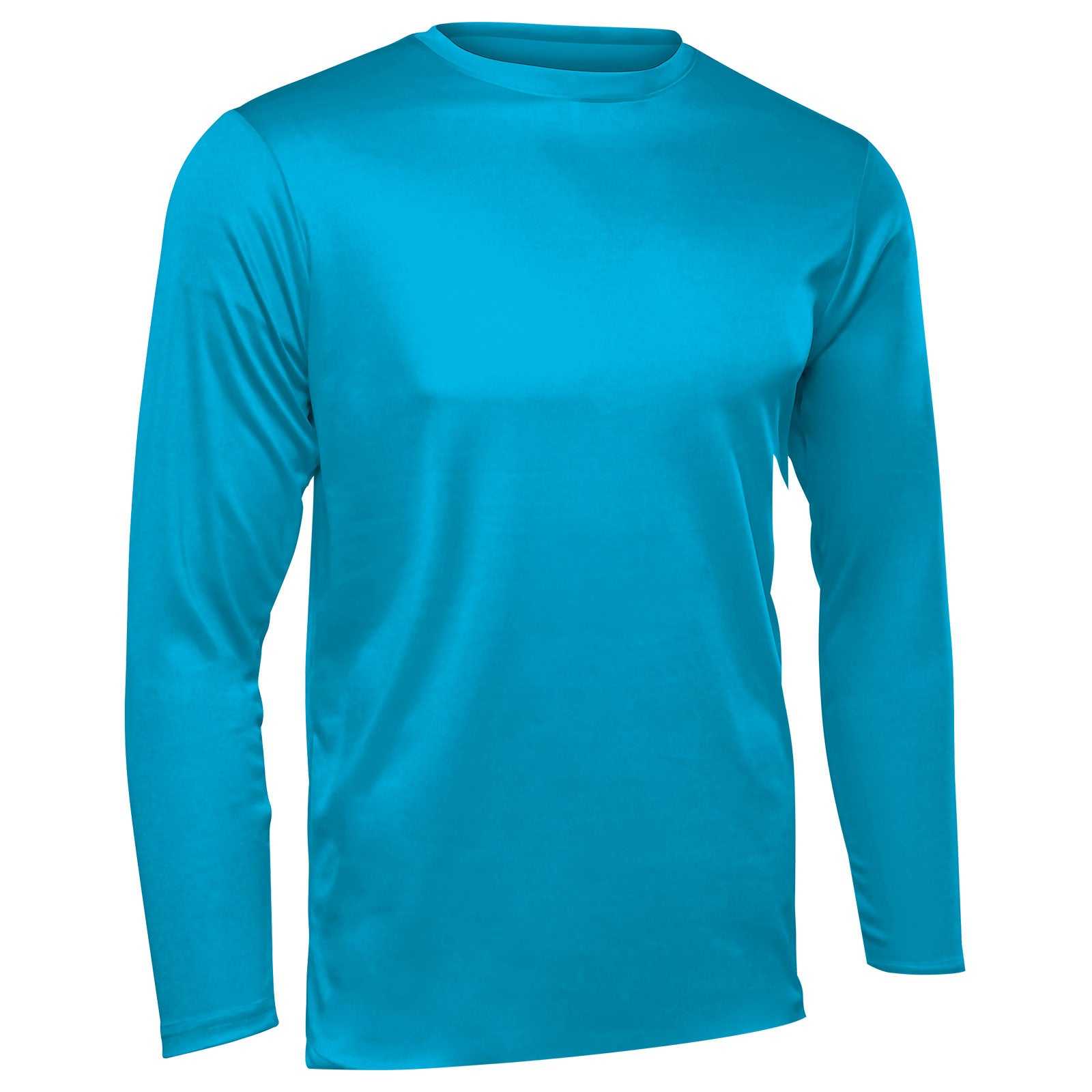 Champro BST99Long Sleeve Vision T-Shirt Long Sleeve - Neon Blue - HIT a Double
